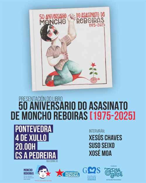 Presentación do libro "50 aniversario do asasinato de Moncho Reboiras"