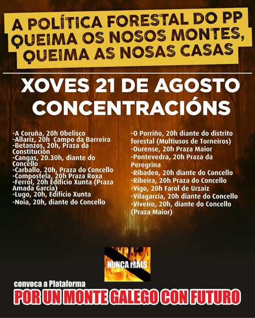 Concentración: Por un monte galego con futuro